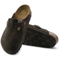 Birkenstock Boston Soft Footbed Mocha Suede- Regular/Wide -Sport Footwear Shop 660461 sole bost b