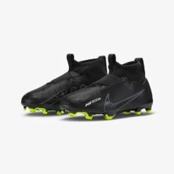 Nike Youth Zoom Mercurial Superfly 9 Academy FG Soccer Shoe/MG - Black/Dk Smoke -Sport Footwear Shop 7dd72c5e 4aff 467d afd5 e12ac2256921