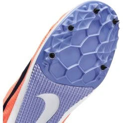Nike Unisex Zoom Rival D 10 Track Spike - Bright Mango/Blackened Blue/Purple Pulse-Regular (D) -Sport Footwear Shop 907566 800 PHSUD001 2000