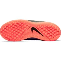 Nike Jr. Phantom Vision Academy Dynamic Fit TF Soccer Cleat - Dark Grey/Black/Bright Mango -Sport Footwear Shop AO3292 080 PHSUH000