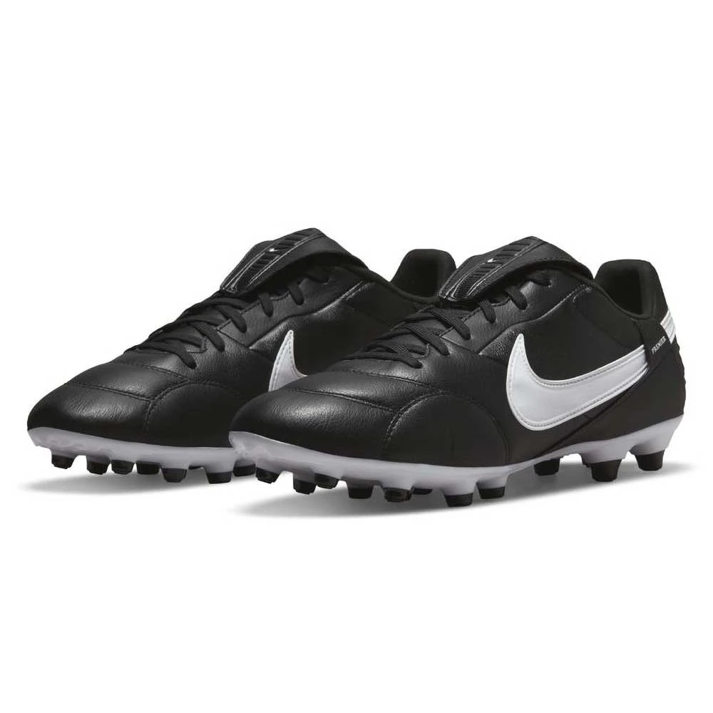 Nike Unisex Premier III FG Soccer Shoe- Black/White 4 Nike Unisex Premier III FG Soccer Shoe- Black/White - Image 2