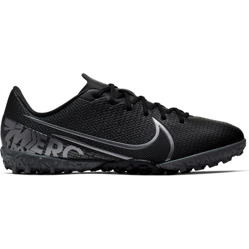 Nike Jr. Mercurial Vapor 13 Academy TF Soccer Cleat - Black/Cool Grey/Metallic Cool Grey 3 Nike Jr. Mercurial Vapor 13 Academy TF Soccer Cleat - Black/Cool Grey/Metallic Cool Grey