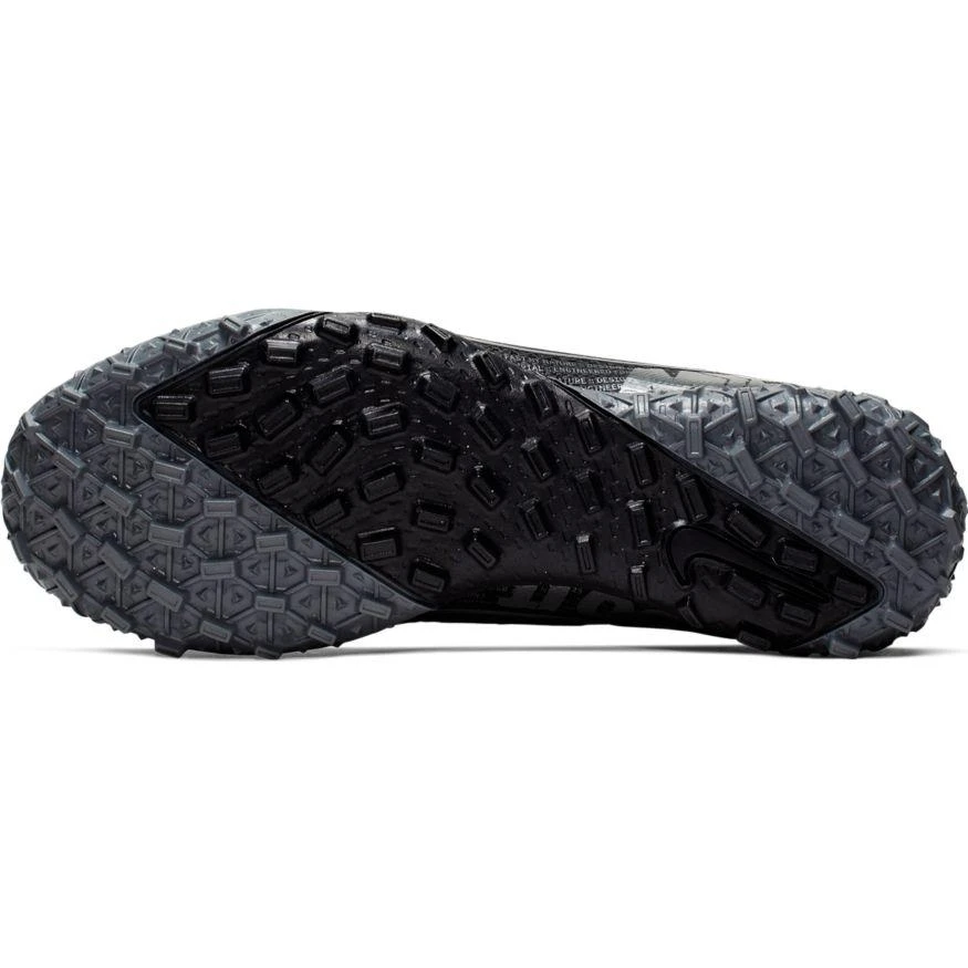 Nike Jr. Mercurial Vapor 13 Academy TF Soccer Cleat - Black/Cool Grey/Metallic Cool Grey 8 Nike Jr. Mercurial Vapor 13 Academy TF Soccer Cleat - Black/Cool Grey/Metallic Cool Grey - Image 6