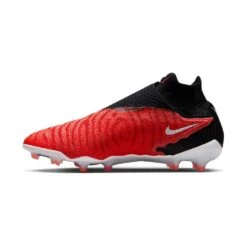 Nike Gripknit Phantom GX Elite Dynamic Fit FG Soccer Cleat - Bright Crimson/Black-White- Regular (D) -Sport Footwear Shop AURORA DC9969 600 PHSLH001 2000 1
