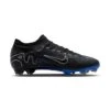 Nike Zoom Mercurial Vapor 15 Pro FG Soccer Cleat- Black/Chrome-Hyper Blue- Regular (D) -Sport Footwear Shop AURORA DJ5603 040 PHSRH001 2000