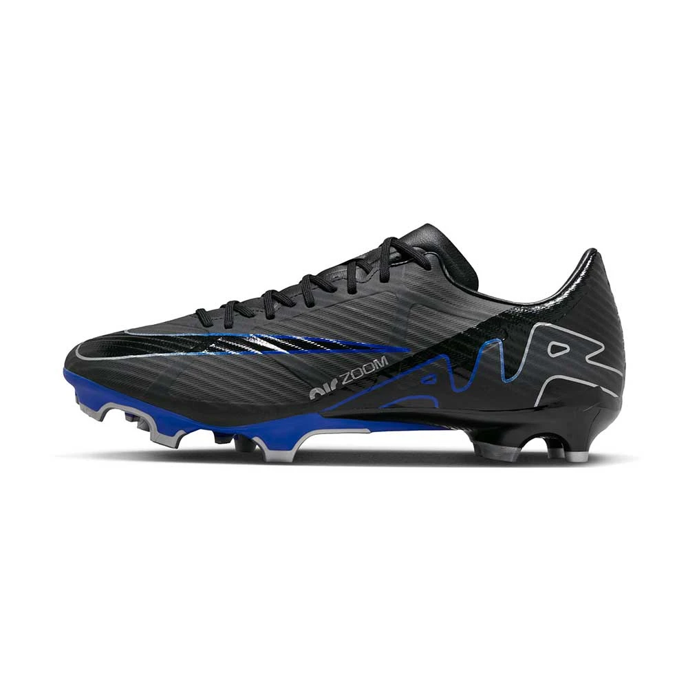 Nike Zoom Mercurial Vapor 15 Academy MG Soccer Cleat - Black/Chrome-Hyper Royal- Regular (D) 5 Nike Zoom Mercurial Vapor 15 Academy MG Soccer Cleat - Black/Chrome-Hyper Royal- Regular (D) - Image 3