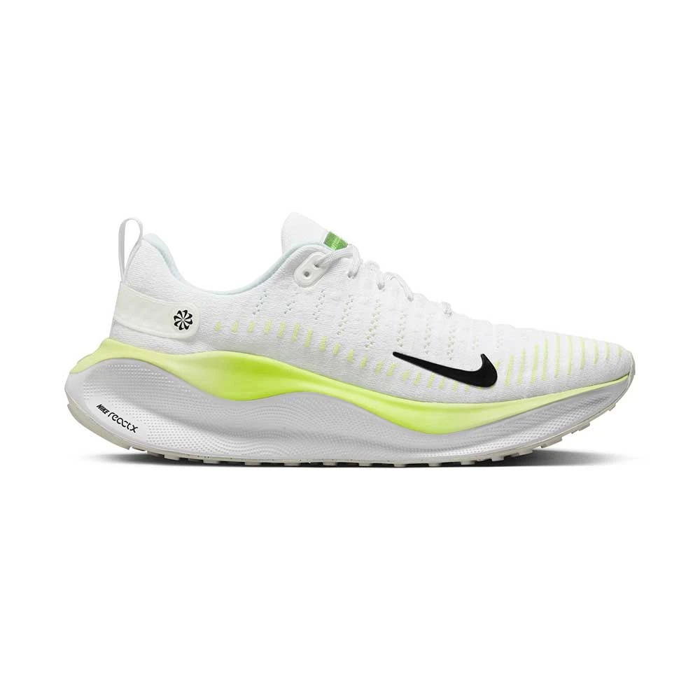 Men's Nike React Infinity Run Flyknit 4 Running Shoe- White/Light Lemon Twist/Volt/Black- Regular (B) 3 Men's Nike React Infinity Run Flyknit 4 Running Shoe- White/Light Lemon Twist/Volt/Black- Regular (B)