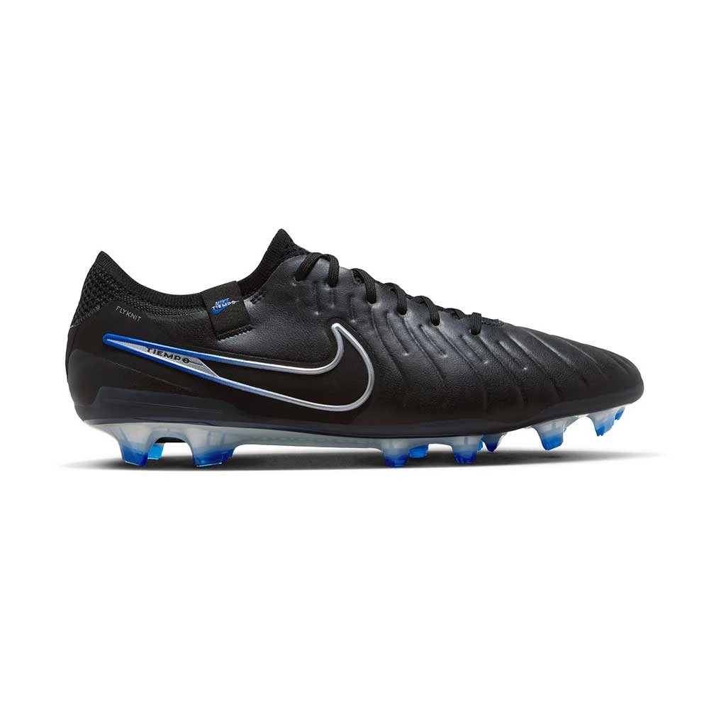 Nike Tiempo Legend 10 Elite FG Soccer Cleat - Black/Chrome-Hyper Blue- Regular (D) 3 Nike Tiempo Legend 10 Elite FG Soccer Cleat - Black/Chrome-Hyper Blue- Regular (D)