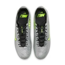 Unisex Nike Zoom Mercurial Vapor 15 Academy XXV MG Soccer Cleats - Metallic Silver/Volt - Regular (D) -Sport Footwear Shop AURORA FB8399 060 PHCTH001 2000
