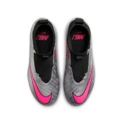 Nike Jr. Zoom Mercurial Superfly 9 Academy XXV MG Soccer Cleats- Metallic Silver/Hyper Pink- Regular (D) -Sport Footwear Shop AURORA FJ2032 060 PHCTH001 2000