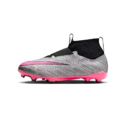 Youth Nike Jr. Zoom Mercurial Superfly 9 Pro XXV FG Soccer Cleats - Metallic Silver/Hyper Pink - Regular (D) -Sport Footwear Shop AURORA FJ2034 060 PHSLH000 2000 1