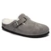 Birkenstock Boston Shearling - Stone - Regular/Wide -Sport Footwear Shop BostonShearling Stone
