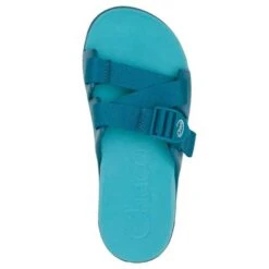 Chaco Women's Chillos Slide - Ocean Blue- Regular (B) -Sport Footwear Shop CHAW JCH109118 022221 S22 TOP