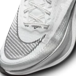 Nike Women's ZoomX Vaporfly Next% 2 Running Shoe - White/Black-Metallic Silver - Regular (B) -Sport Footwear Shop CU4123 100 PHSYD001 1