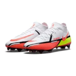Nike Unisex Phantom GT2 Elite Dynamic Fit FG Soccer Shoes - White/Bright Crimson/Volt - Regular (D) 15 Nike Unisex Phantom GT2 Elite Dynamic Fit FG Soccer Shoes - White/Bright Crimson/Volt - Regular (D) -Sport Footwear Shop CZ9889 167 PHCFH001 2000