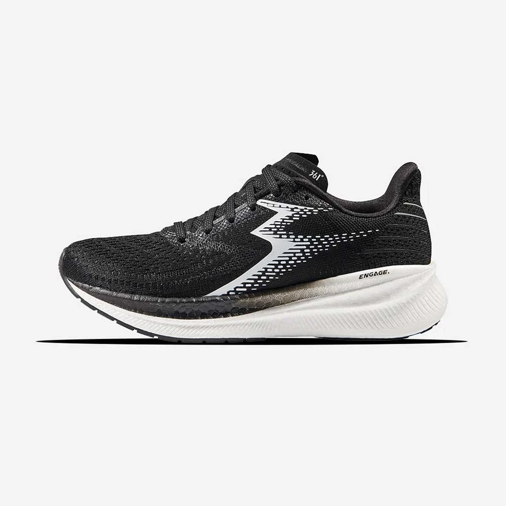 Men's Centauri Running Shoe - Black/ 361 White - Regular (D) 4 Men's Centauri Running Shoe - Black/ 361 White - Regular (D) - Image 2
