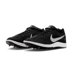 Unisex Nike Zoom Rival Track And Field Distance Spikes - Black/Metallic Silver/Lt Smoke - Regular (D) -Sport Footwear Shop DC8725 001 PHCFH001 1