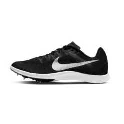 Unisex Nike Zoom Rival Track And Field Distance Spikes - Black/Metallic Silver/Lt Smoke - Regular (D) -Sport Footwear Shop DC8725 001 PHSLH000 1