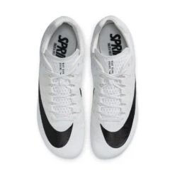 Unisex Nike Zoom Rival Sprint Spike- White/Black/Metallic Silver- Regular (D) -Sport Footwear Shop DC8753 100 PHCTH001
