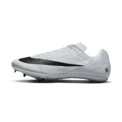 Unisex Nike Zoom Rival Sprint Spike- White/Black/Metallic Silver- Regular (D) -Sport Footwear Shop DC8753 100 PHSLH000