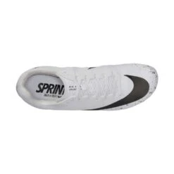 Unisex Nike Zoom Rival Sprint Spike- White/Black/Metallic Silver- Regular (D) -Sport Footwear Shop DC8753 100 PHSTH001