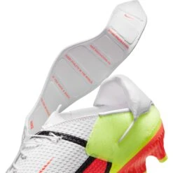 Nike Unisex Phantom GT2 Academy Flyease FG/MG Soccer Shoe - White/Bright Crimson/Volt -Sport Footwear Shop DH9638 167 PHSYD004 2000