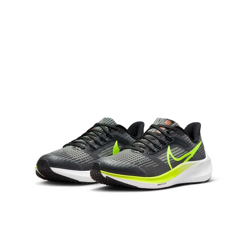 Nike Youth Pegasus 39 Running Shoe- Black/Volt/Barely Volt 4 Nike Youth Pegasus 39 Running Shoe- Black/Volt/Barely Volt - Image 2