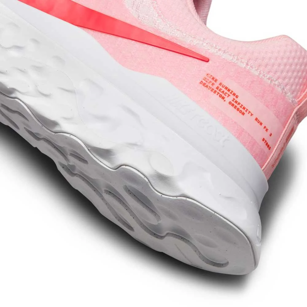 Nike Women's React Infinity React 3 Running Shoe-Medium Soft Pink/White/Summit White/Light Crimson- Regular (B) 12 Nike Women's React Infinity React 3 Running Shoe-Medium Soft Pink/White/Summit White/Light Crimson- Regular (B) - Image 10
