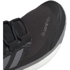 ADIDAS Women's Terrex Free Hiker GoreTEX Hiking Shoe - Carbon/Grey/Glow Blue - Regular (B) -Sport Footwear Shop G28464 03