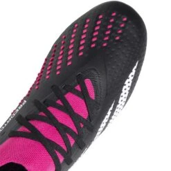 ADIDAS Unisex Predator Accuracy 2 FG Soccer Shoe - Core Black/Ftwr White/Team Shock Pink 2 - Regular (D) -Sport Footwear Shop GW4586 01
