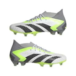 Unisex Adidas Predator Accuracy.1 FG Soccer Shoes - Ftwwht,Cblack,Luclem - Regular (D) 14 Unisex Adidas Predator Accuracy.1 FG Soccer Shoes - Ftwwht,Cblack,Luclem - Regular (D) -Sport Footwear Shop GZ0035 11 FOOTWEAR Photography Mirrored Pair View white 86827
