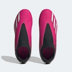 ADIDAS Youth JR X Speedportal .3 LL FG Soccer Shoe - Team Shock Pink/Zero Met - Regular (D) -Sport Footwear Shop GZ5061 top