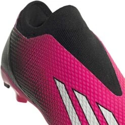 ADIDAS Unisex X Speedportal.3 LL FG Soccer Shoe - Team Shock Pink 2/Zero Metalic/Core Black - Regular (D) -Sport Footwear Shop GZ5065 03
