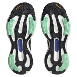 ADIDAS Men's Solar Glide 6 Running Shoe - Carbon/Silver Met/Pulse Mint - Regular (D) -Sport Footwear Shop HP7609 02