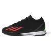 ADIDAS JR X Speedportal .3 IN Soccer Shoe - Core Black/Solar Red/Team Solar Green - Regular (D) -Sport Footwear Shop HR1792 01