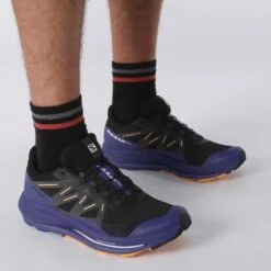 Salomon Men's Pulsar Trail Shoe - Black/Clematis Blue/Blazing Orange- Regular (D) 11 Salomon Men's Pulsar Trail Shoe - Black/Clematis Blue/Blazing Orange- Regular (D) -Sport Footwear Shop L41603200 b1e1cabd0093cd16fb7753cd530c28a3