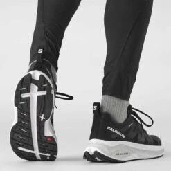 Salomon Men's Glide Max Running Shoe- Lunar Rock/Black/Tanager Turquoise- Regular (D) -Sport Footwear Shop L41764300 4e494aa7168472bdada643c1f0e87bbd