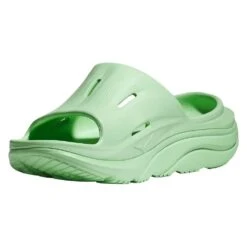 Hoka Unisex Ora Recovery Slide 3 - Lime Glow/Lime Glow - Regular (D) -Sport Footwear Shop LIGLLIGL D4