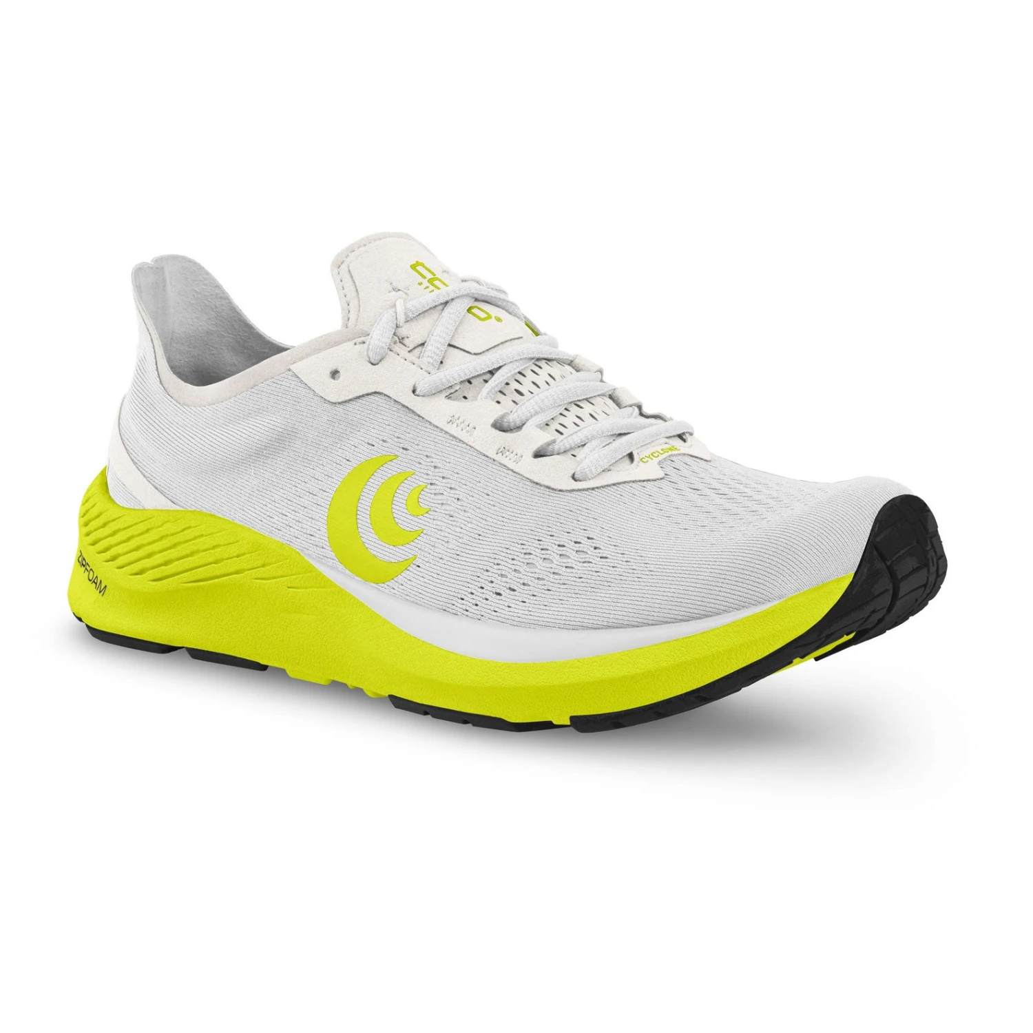 Topo Athletic Men's Cyclone Running Shoe - White/Lime - Regular (D) 5 Topo Athletic Men's Cyclone Running Shoe - White/Lime - Regular (D) - Image 3