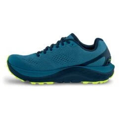 Topo Athletic Men's Ultraventure 3 Trail Shoe- Blue/Lime- Regular (D) -Sport Footwear Shop M060.Blue Lime 05