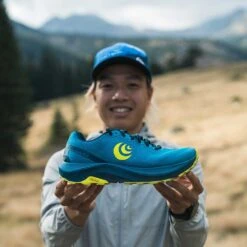 Topo Athletic Men's Ultraventure 3 Trail Shoe- Blue/Lime- Regular (D) -Sport Footwear Shop M060.Blue Lime 11