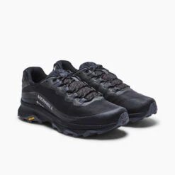 Merrell Men's Moab Speed GoreTEX Hiking Shoe - Black/Asphalt - Regular (D) 11 Merrell Men's Moab Speed GoreTEX Hiking Shoe - Black/Asphalt - Regular (D) -Sport Footwear Shop MRLM J067083 021621 S21 004