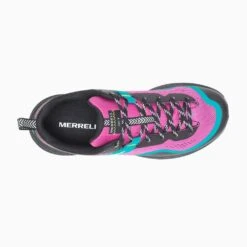 Merrell Women's MQM 3 Trail Running Shoe- Fuchsia/Burgundy- Regular (B) -Sport Footwear Shop MRLW J135662 032221 S22 TOP