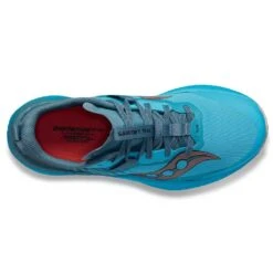 Saucony Women's Endorphin Edge Trail Shoe- Ocean/Loam- Regular (B) -Sport Footwear Shop S10773 31 3