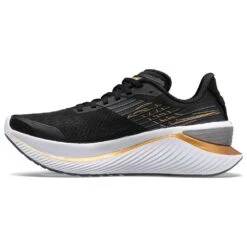 Saucony Women's Endorphin Shift 3 Running Shoes- Black/Goldstrck- Regular (B) -Sport Footwear Shop S10813 10 2
