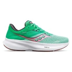 Saucony Women's Ride 16 Running Shoe - Sprig/Peony - Regular (B)