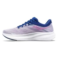 Saucony Women's Ride 16 Running Shoe - Mauve/Indigo - Regular (B) -Sport Footwear Shop S10830 30 2