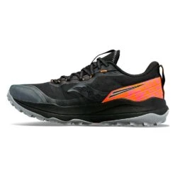 Saucony Men's Xodus Ultra 2 Trail Running Shoe - Black/ViZiOrange - Regular (D) -Sport Footwear Shop S10843 05 2