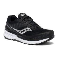 Saucony Men's Echelon 8 Running Shoe - Black/White - Regular (D) 10 Saucony Men's Echelon 8 Running Shoe - Black/White - Regular (D) -Sport Footwear Shop S20574 40 5