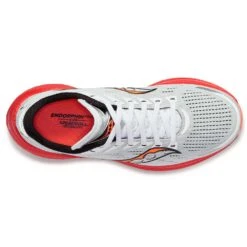 Saucony Men's Endorphin Speed 3 Running Shoe- White/Black/Vizi- Regular (D) -Sport Footwear Shop S20756 85 3